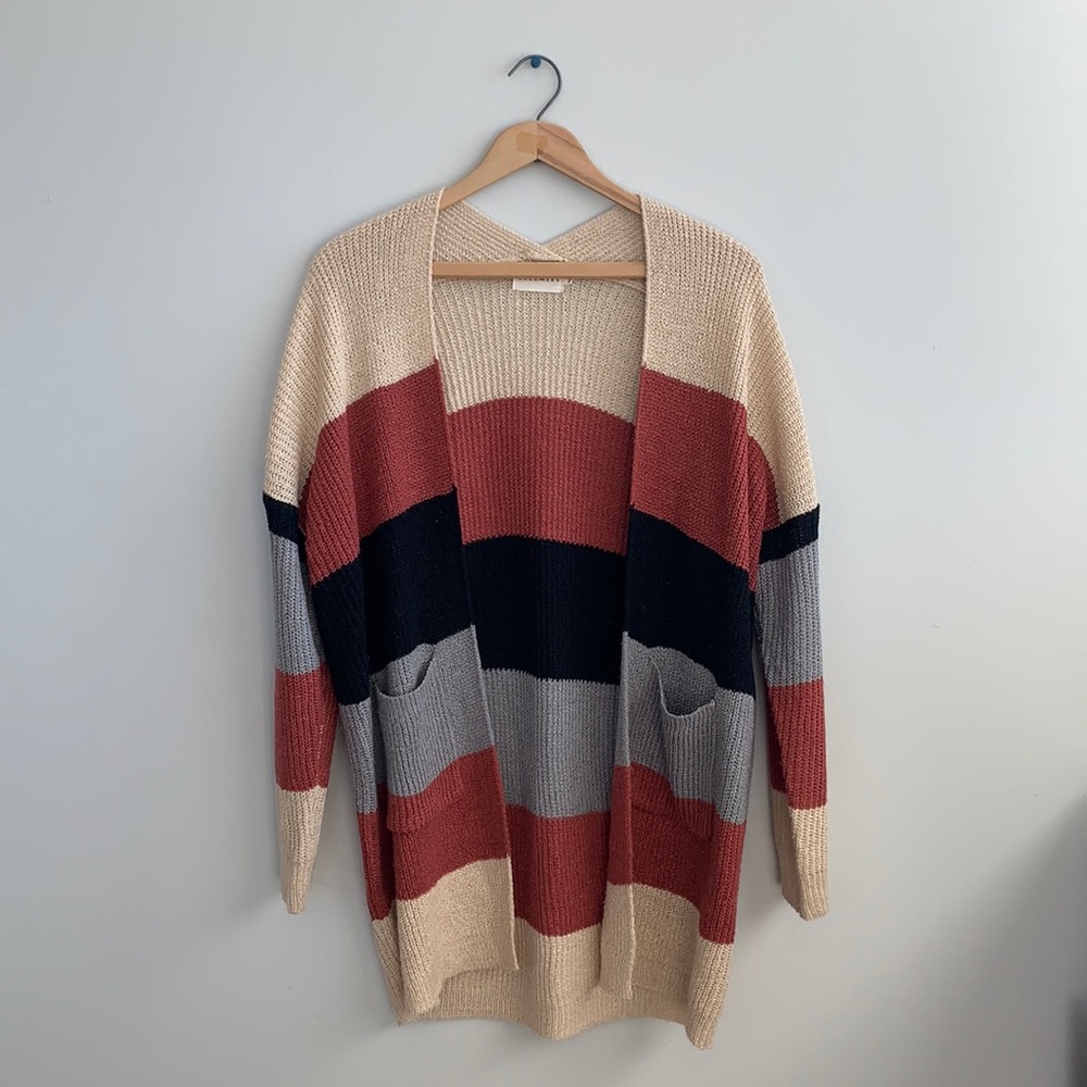 Striped Cardigan